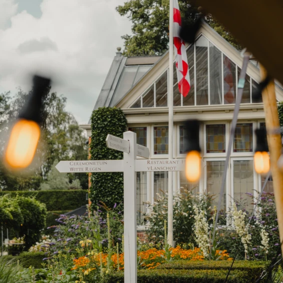 bordje met locaties
