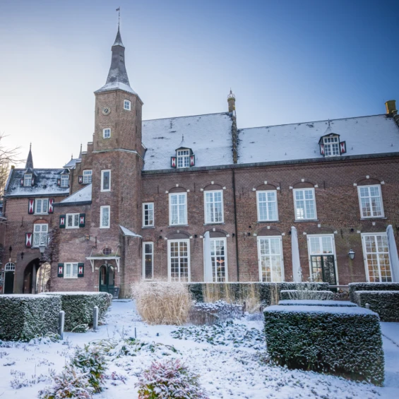 Kasteel Maurick in de winter