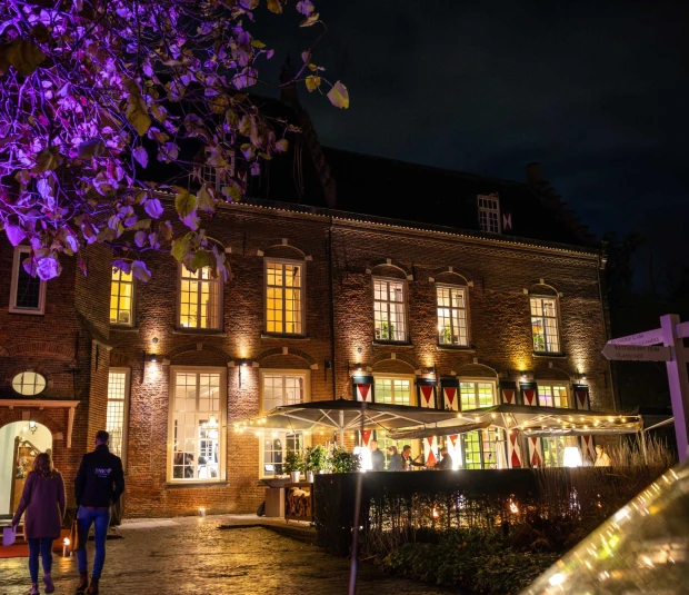 Winterbruiloft in een kasteel