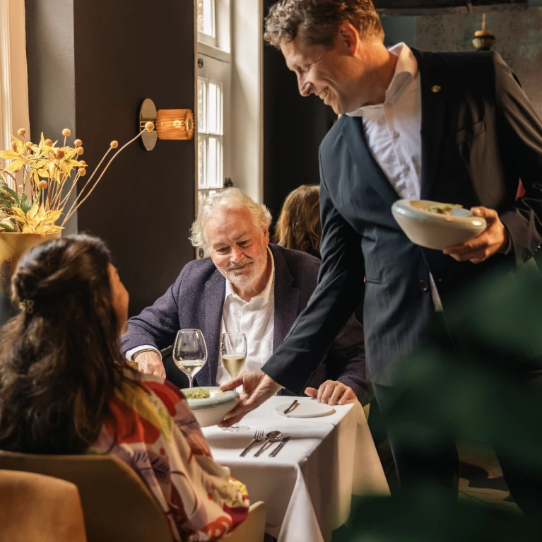 Het kinderkerstmenu  bij kasteel Maurick