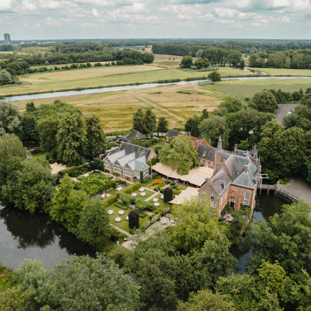 Kasteel Maurick van boven